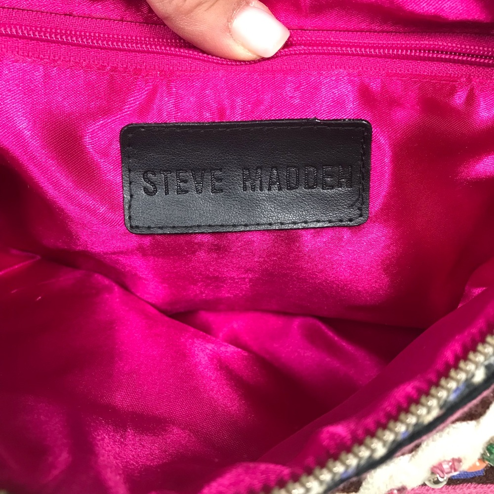 Steve Madden Beaded Embroidered Bohemian Bag - Picture 4 of 4